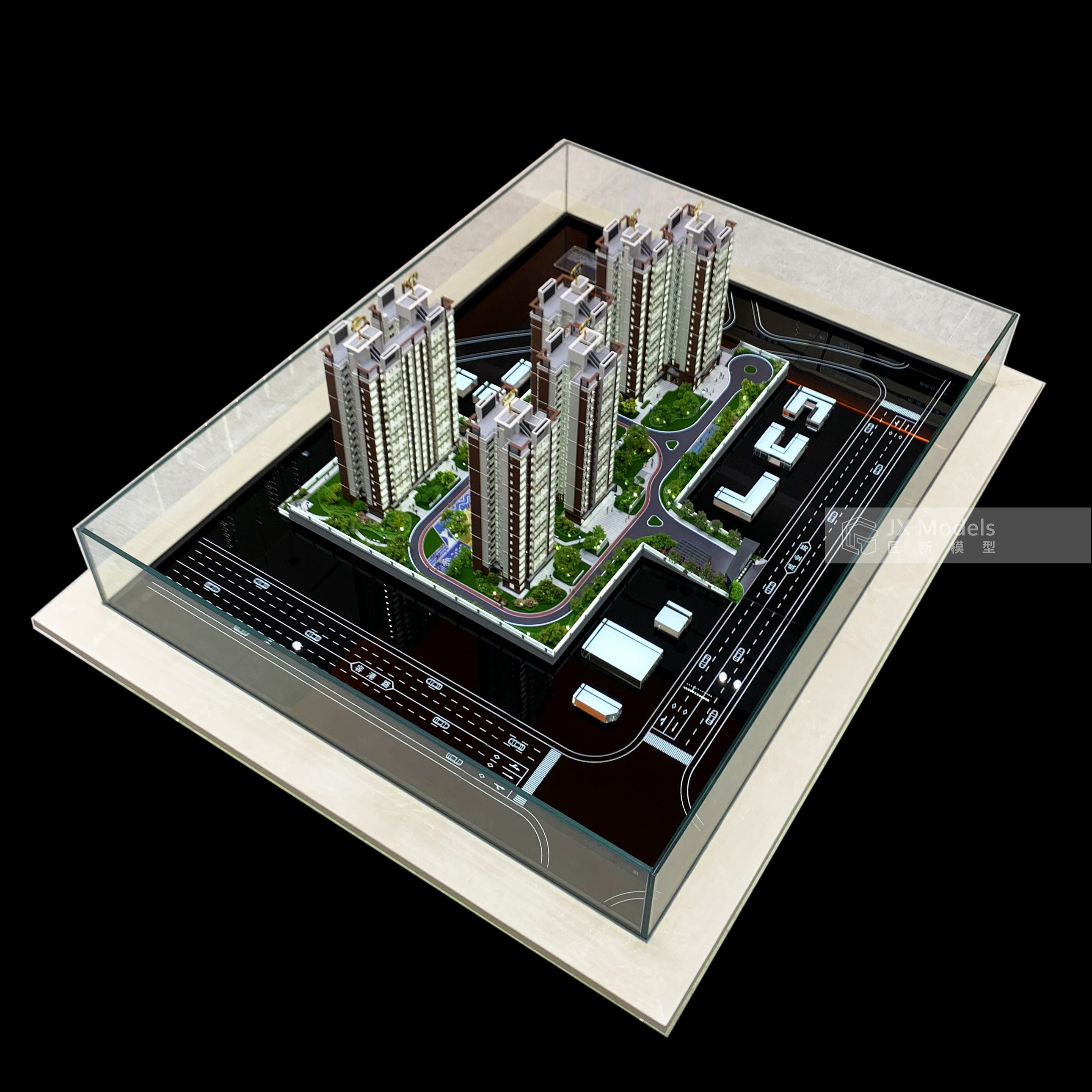High-end Customized Real Estate Building Model Residential Building Model Scale Model Design And Production One-stop Service