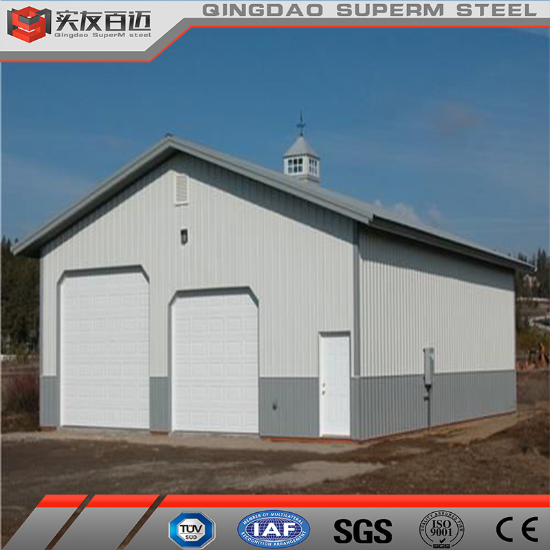 Prefabricated Steel Metal Villa House Tiny Home Rustic Style Farm Houses Backyard Metal Prefab Building Pole Barn With Design