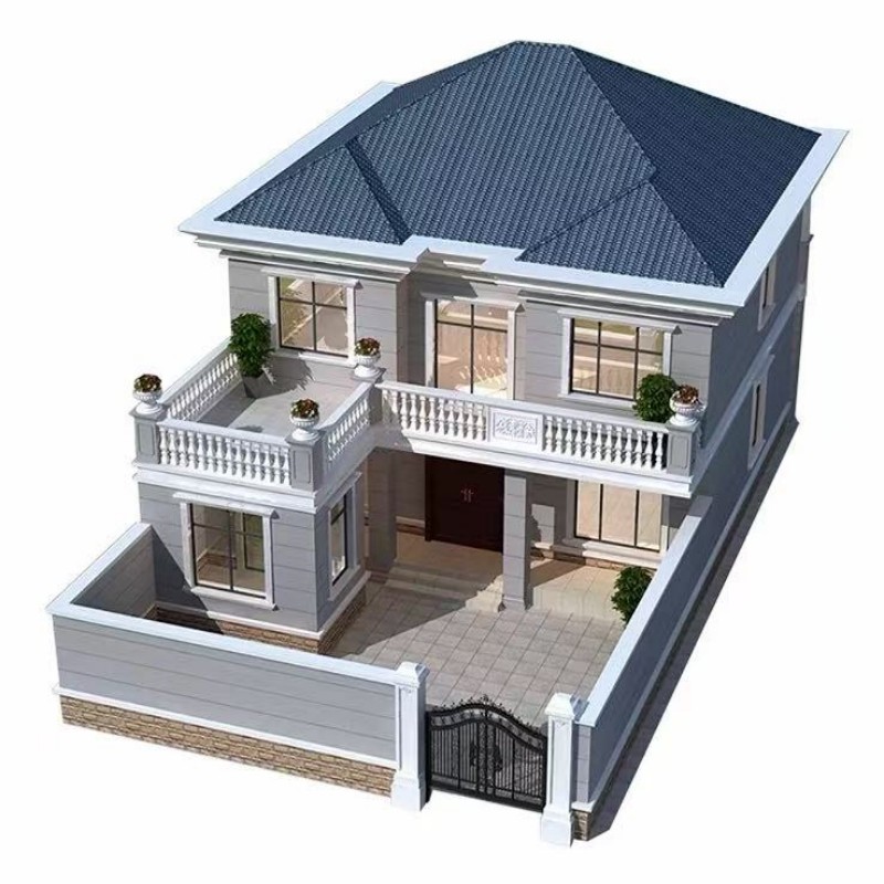 American Style, Energy-saving and Environmentally Friendly Light Steel Villa