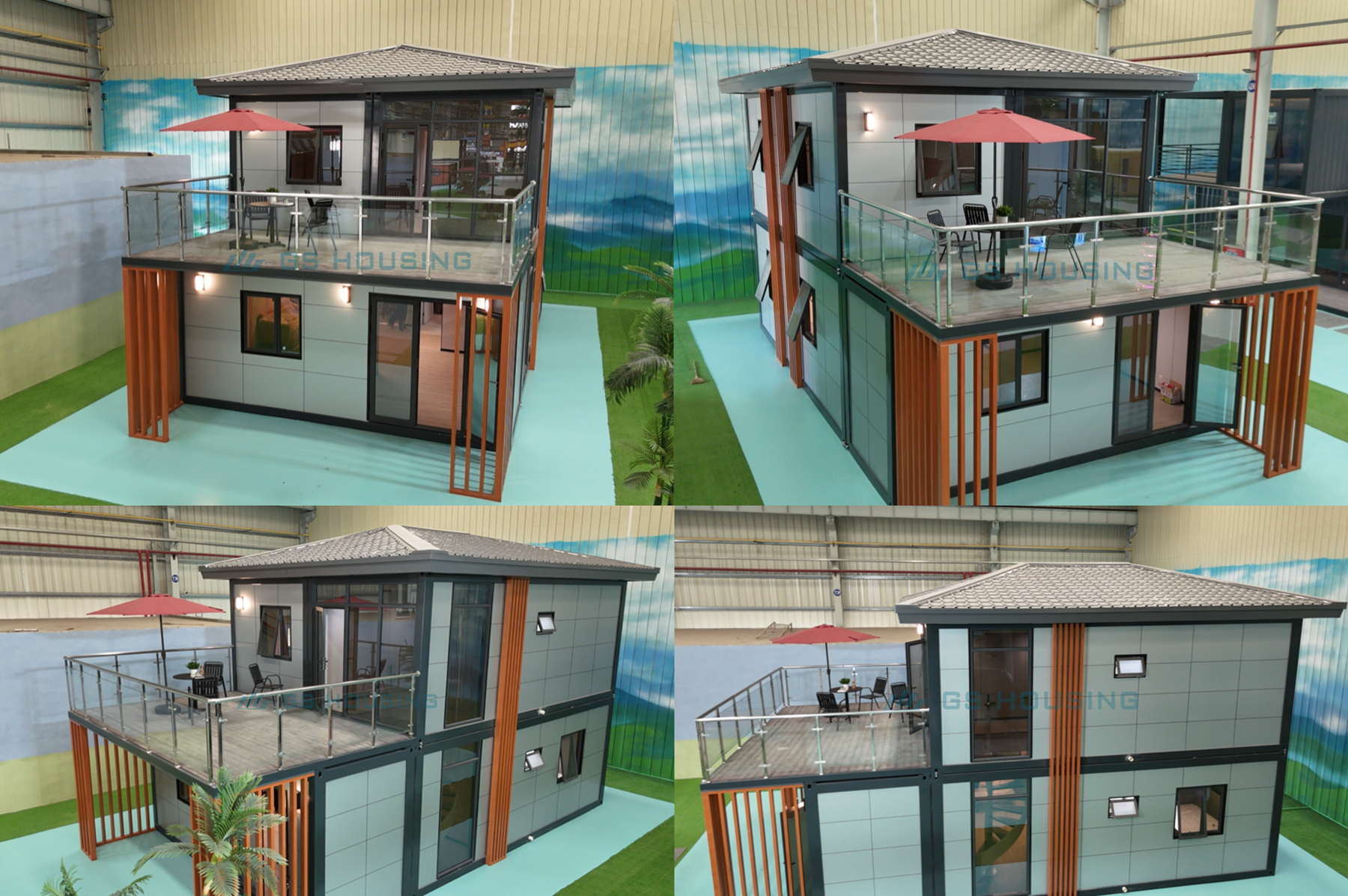 Light Steel Structure Eco Friendly Fast Install Prefab Modern Luxury Office Building Hotel