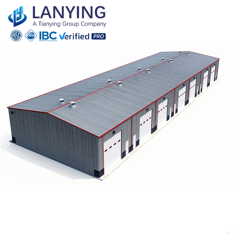 Lightweight High-strength Short Construction Period Safe Efficient Prefabricated Prestressed Steel Structure Supermarket Hall