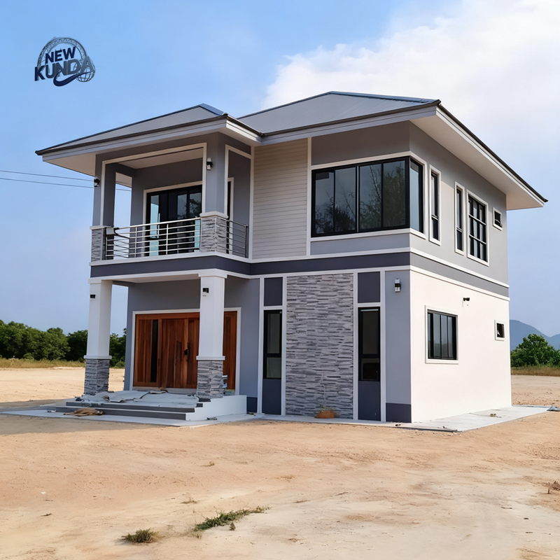 Light steel structure villa framework