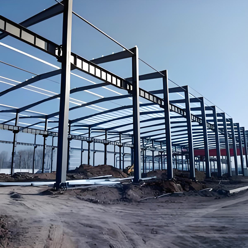 Prefabricated Steel Structure Portal Frame Building Prefab Industrial Warehouse Workshop Building