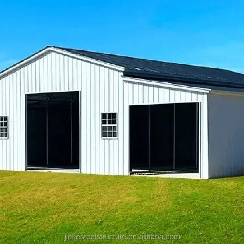High-quality Lightweight Prefabricated Steel Warehouses Single-story Factory Garage Chinese Design For Warranty