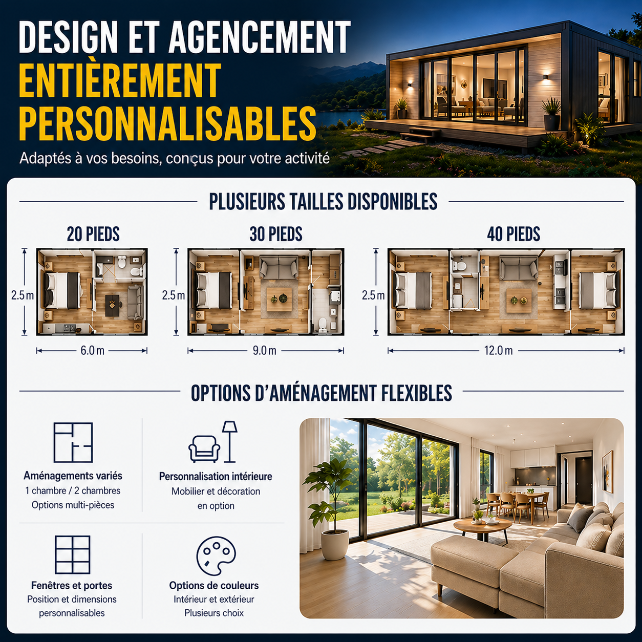 Luxury Modern Steel Prefabricated House Villas and Offices Movable Foldable Prefab Triangle Houses