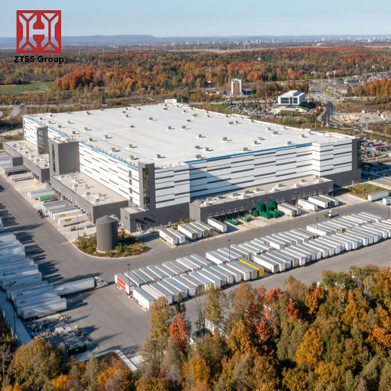 ZTSS Modern Minimalist Prefabricated Steel Structure Hospital Workshop and Office Buildings Construction Solutions