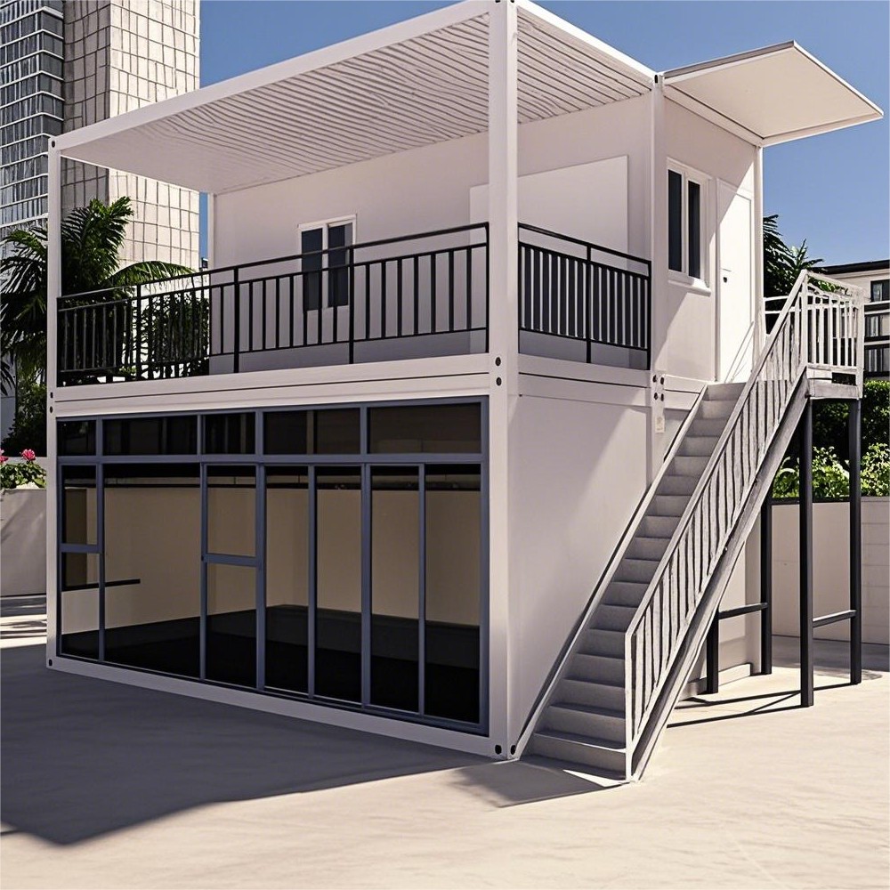 20ft Movable Temporary Container House With Newest Designs Welded Steel Frame For Outdoor Use For Sale