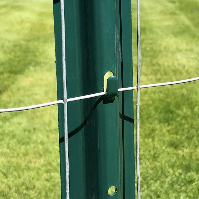 High-Style Powder Coated Steel T-Stud Metal Fence Posts For Cattle Farm Fencing