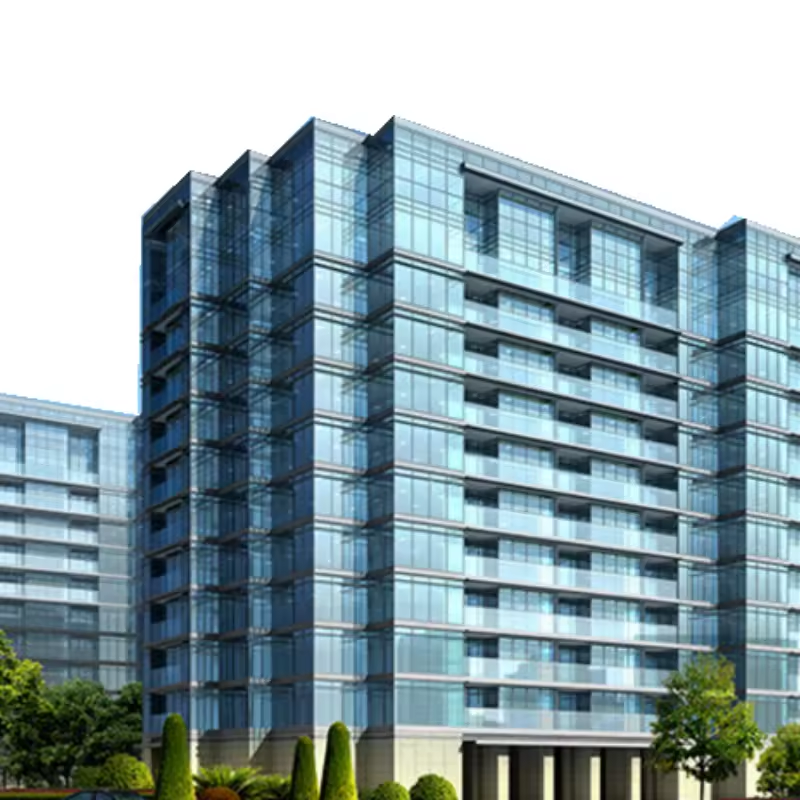 Prefab 3 Story Steel Strocture Fabricated Steel Warehouse Prefabricated 200sqm Double Panels Hospital Building Design 2000 Sqft
