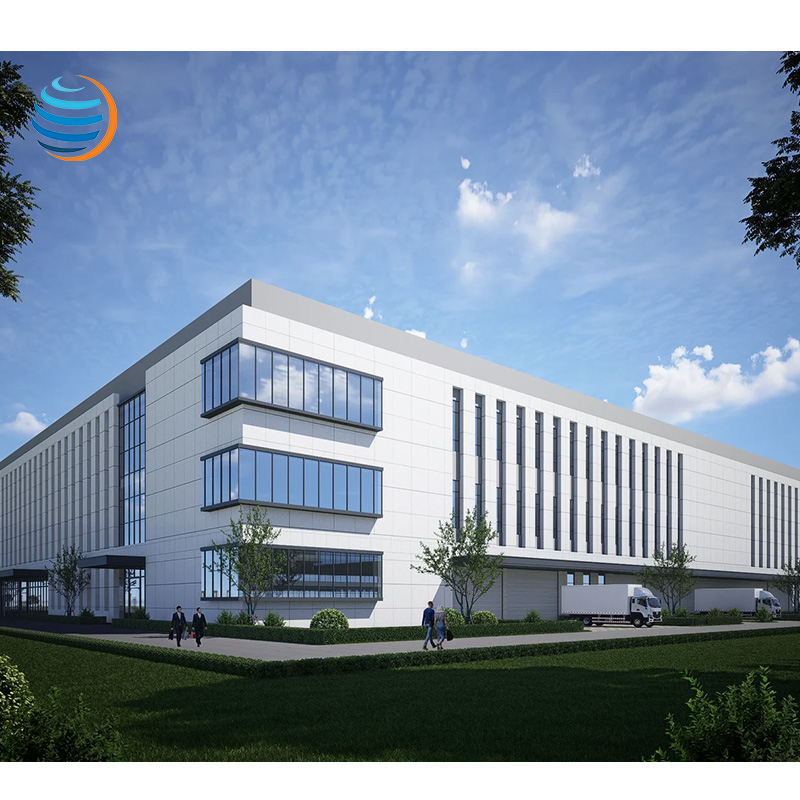Multi Storey Prefabricated Steel Structure Building Hotel School Office Shopping Mall Construction