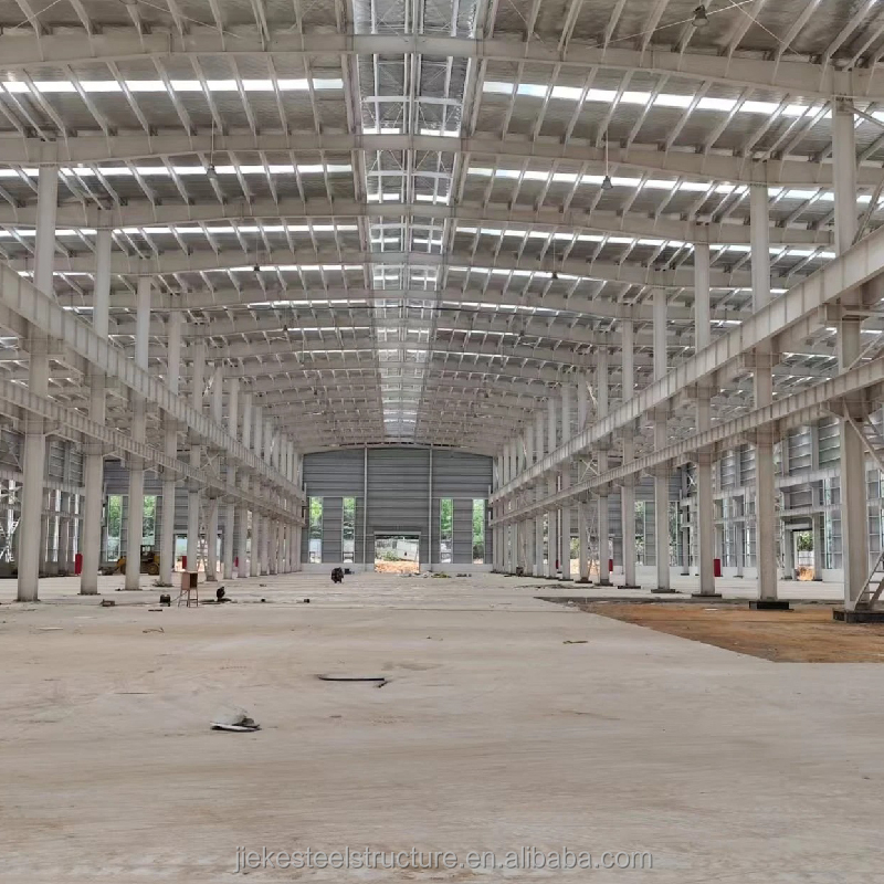 Easy To Install Prefabricated Steel Building Custom Design For Industrial Workshop And Warehouse
