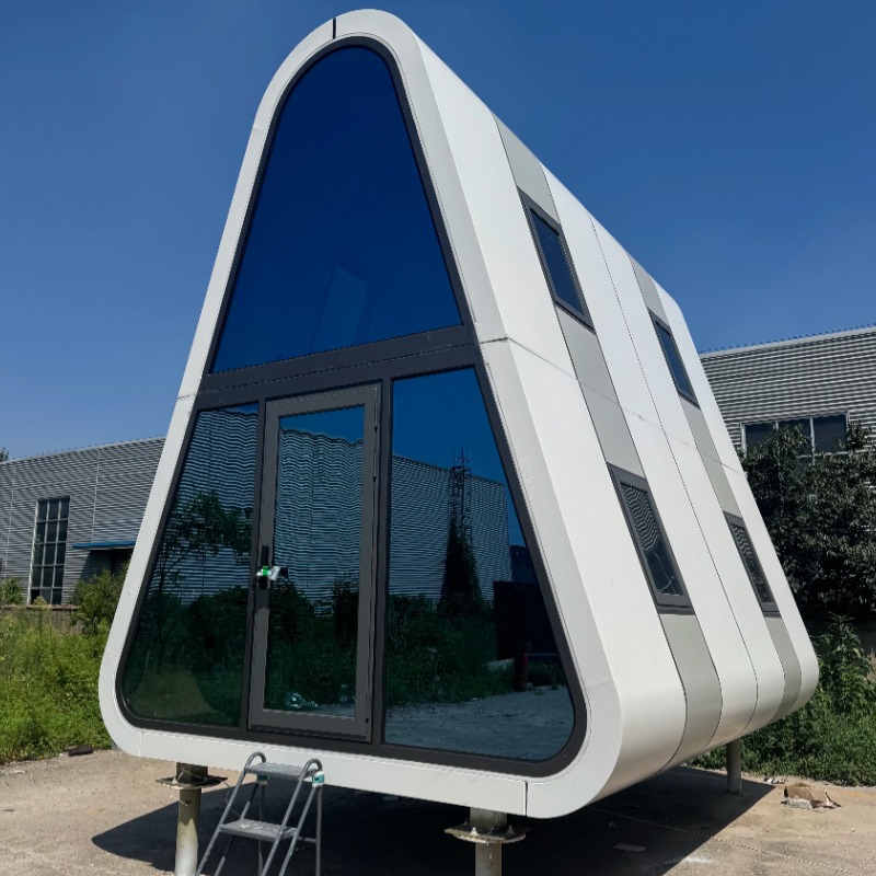 Manufacturer of Light Steel Villa Triangular House and Space Capsule-for Hotel HomeStay or Residential Purposes