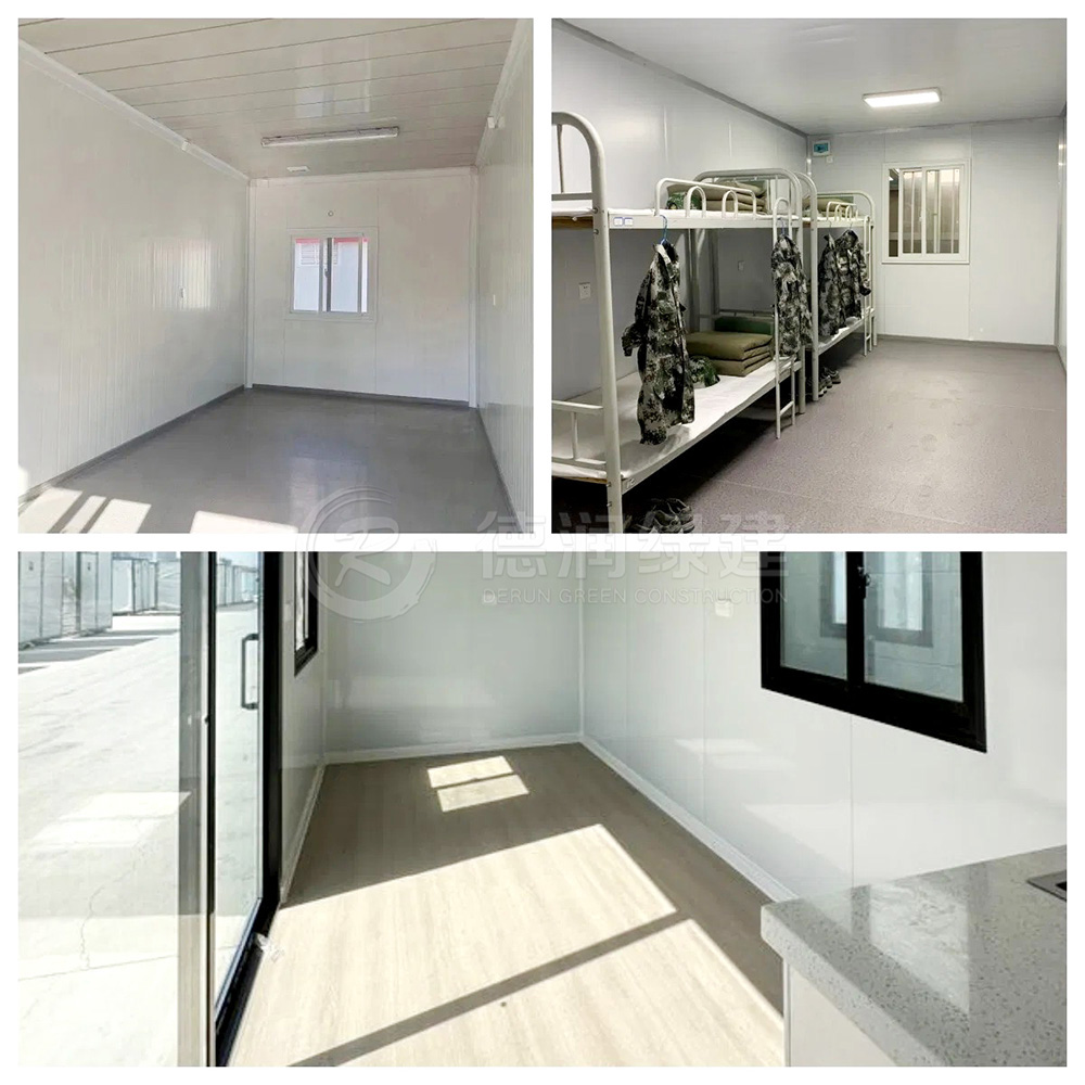 Light Steel Knock Down Prefab Building, Demountable Integrated Modular House for Temporary Office &amp; Dormitory