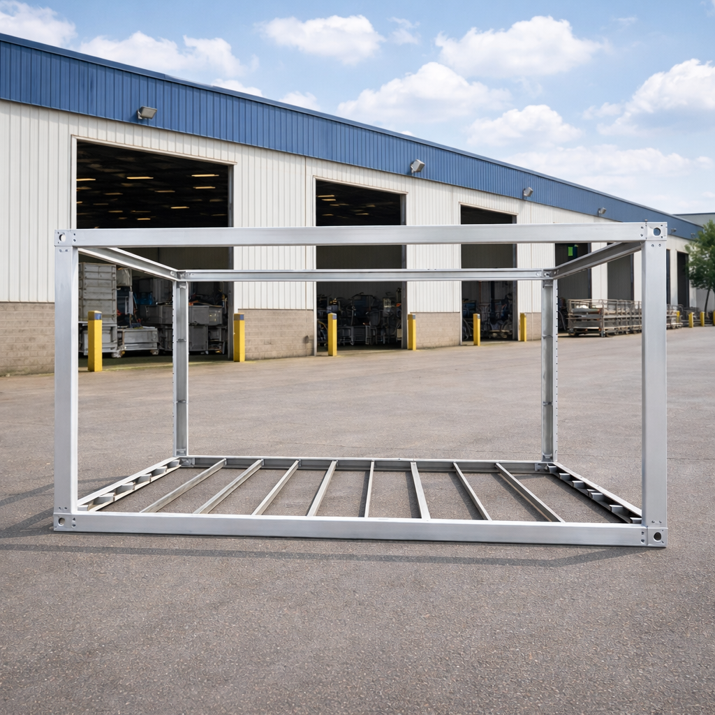 Modular Detachable Container Building Frame 20ft Steel Temporary Dormitory Installation Solution Container House Frame