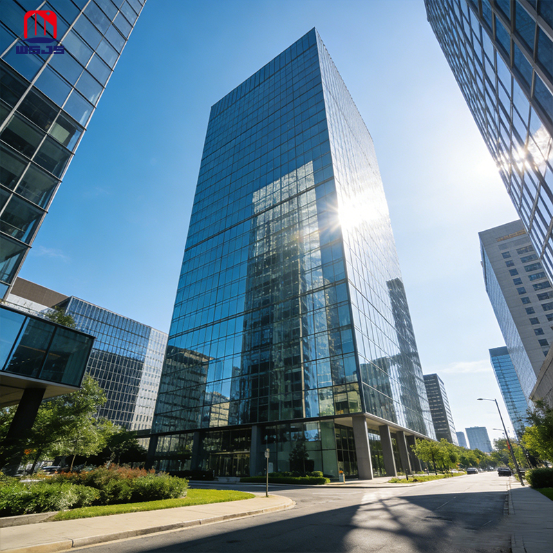 High Quality Midcentury Modern Light Steel Frame Buildings with Sandwich Panels and 50-Year Lifespan for Hospital and Office Use