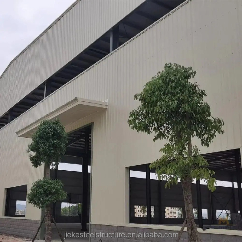 Easy To Install Prefabricated Steel Building Custom Design For Industrial Workshop And Warehouse