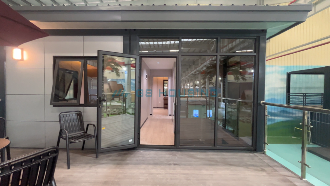 Manufacturer Custom Solution 2 Layer Light Steel Structure Eco Friendly Fast Install Prefab Modern Luxury Office Building Hotel