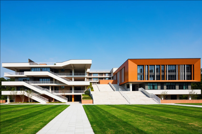 Modern Multi-Storey Prefabricated Steel School Building for Library Dining Hall Office or House Use