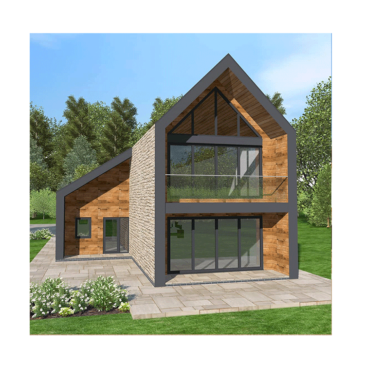 Modern Modular Light Steel Structure Prefabricated House Villa Fabricated Houses Villas