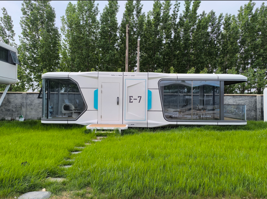 three bedroom space capsule house