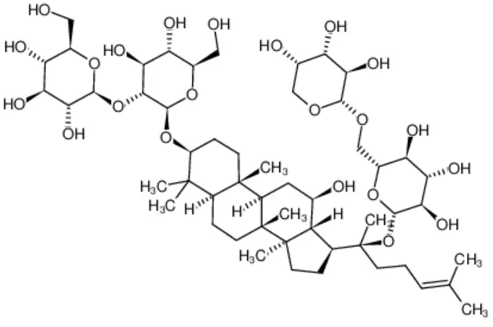 Ginsenoside Rb2 Structural Formula