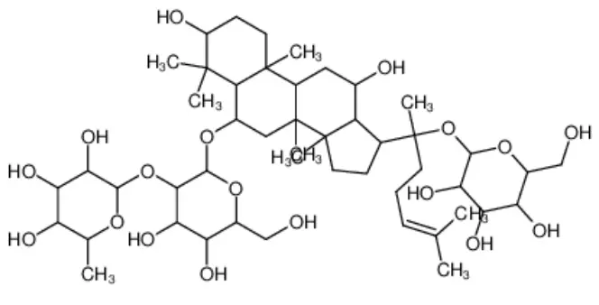 Ginsenoside Re Structural Formula