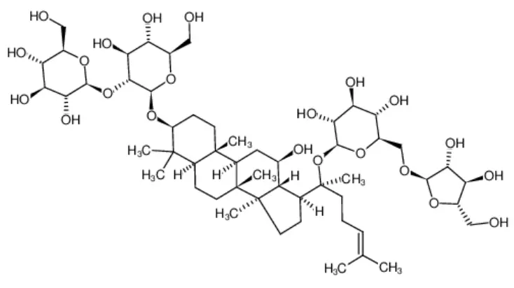Ginsenoside Rc Structural Formula