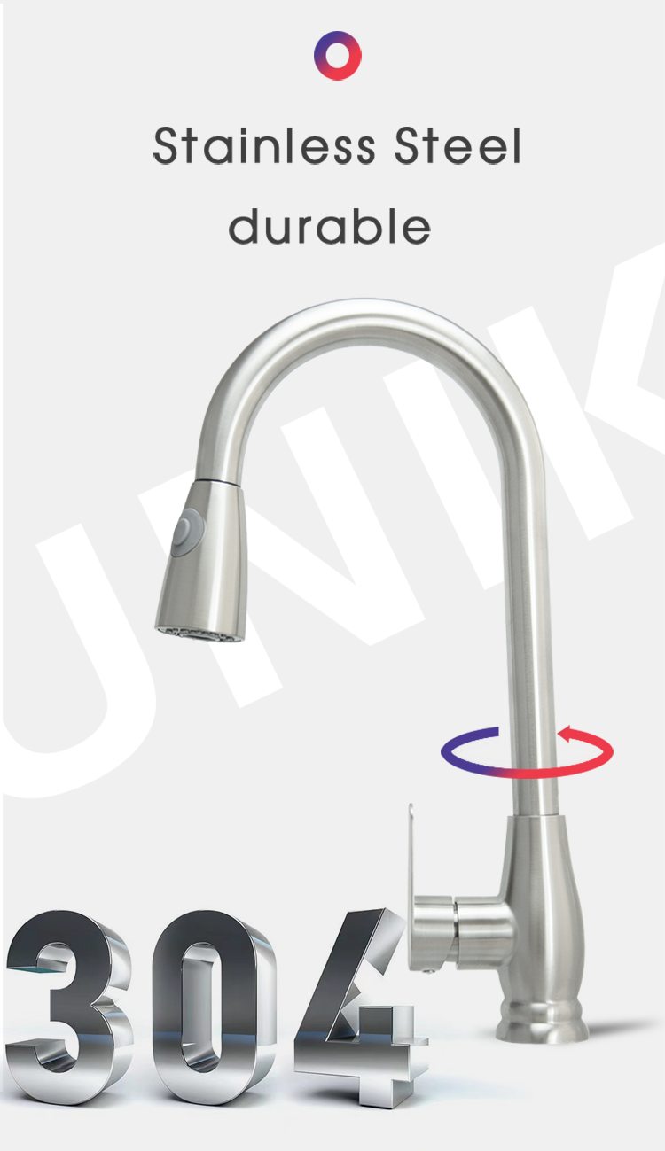 UNIK Stainless Steel Single Cold Faucet Detail 4