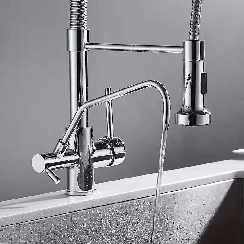 ODM High-Performance 3-Function Stainless Steel Kitchen Faucet by UNIK Manufacturers, Factories