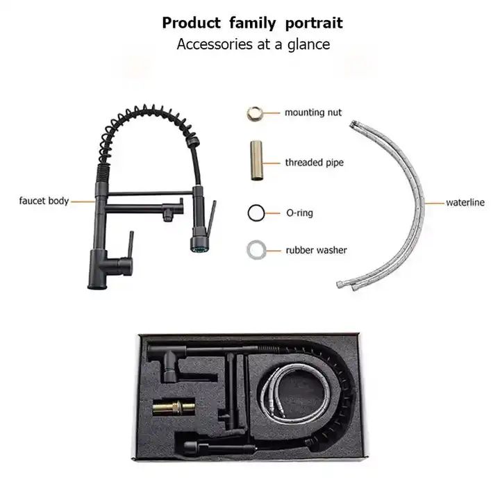 High-Quality Modern pull stainless steel kitchen faucet Supplier, Exporters