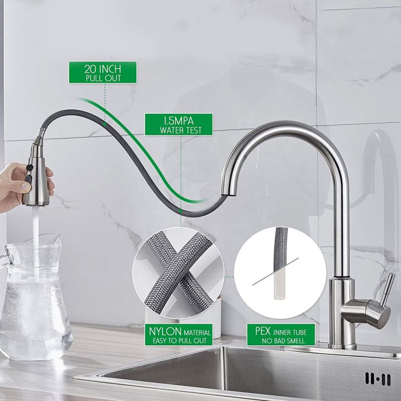 CE Certification 304 stainless steel kitchen faucet Pull faucet Household induction faucet Supplier, Exporters