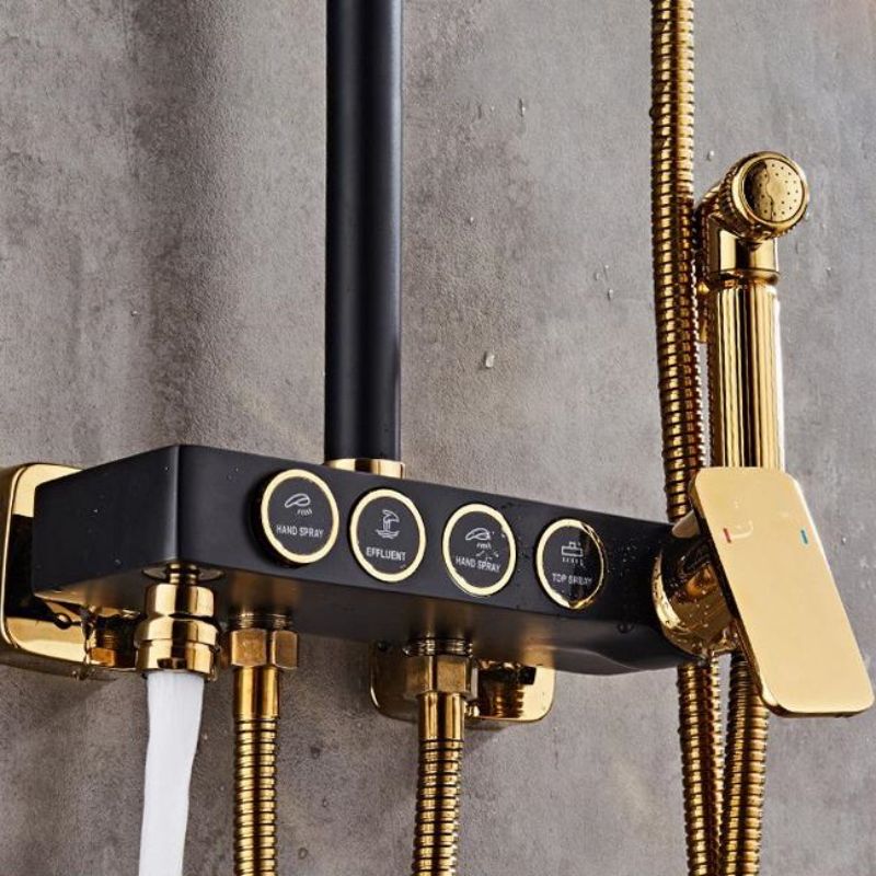 CE Certification Luxury brass bathroom shower set square thermostatic faucet Pricelist, Company