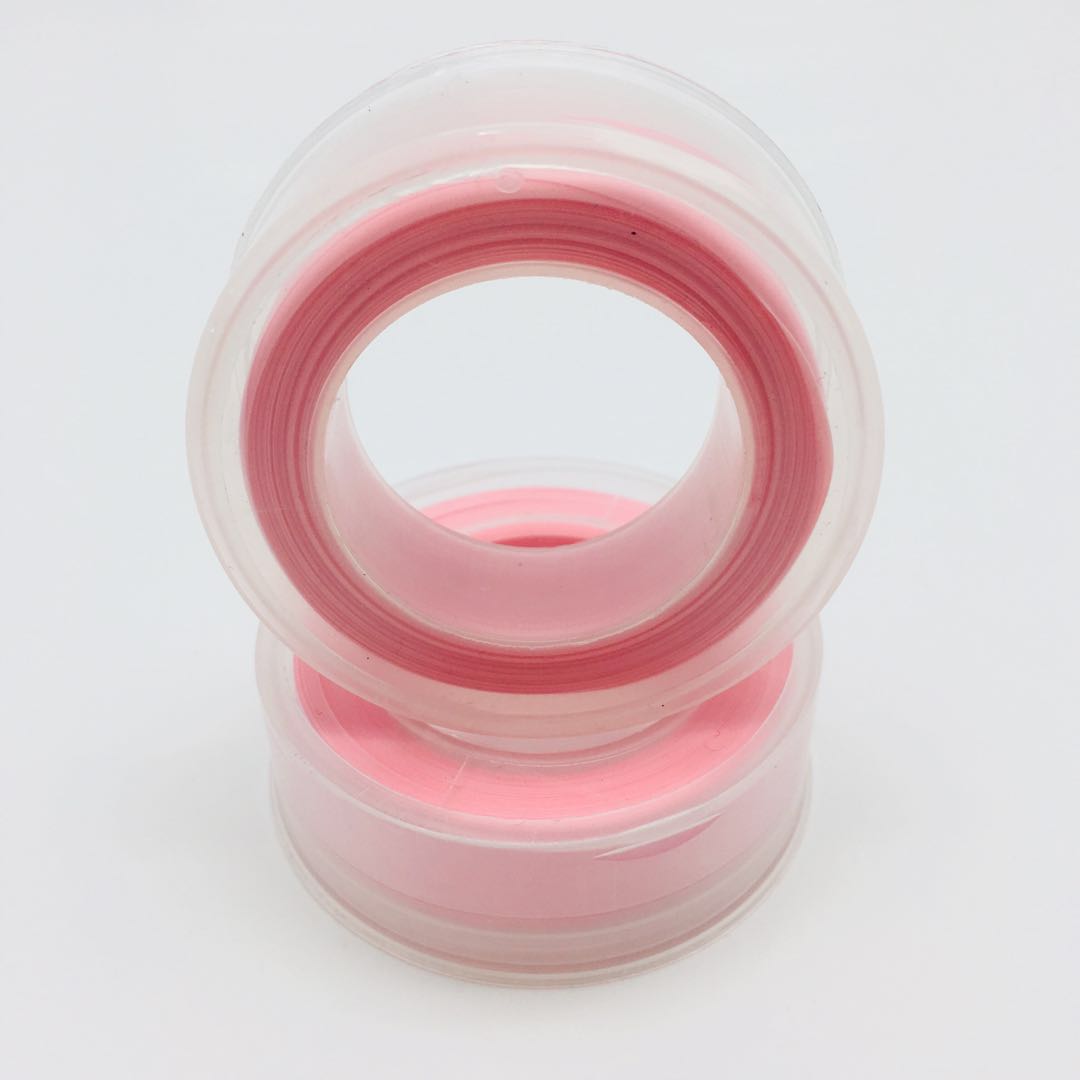 CE Certification Pink PTFE Thread Seal Tape in Clear Case 12mm*0.075mm*15m Ideal for Water and Gas Sealing Supplier, Service