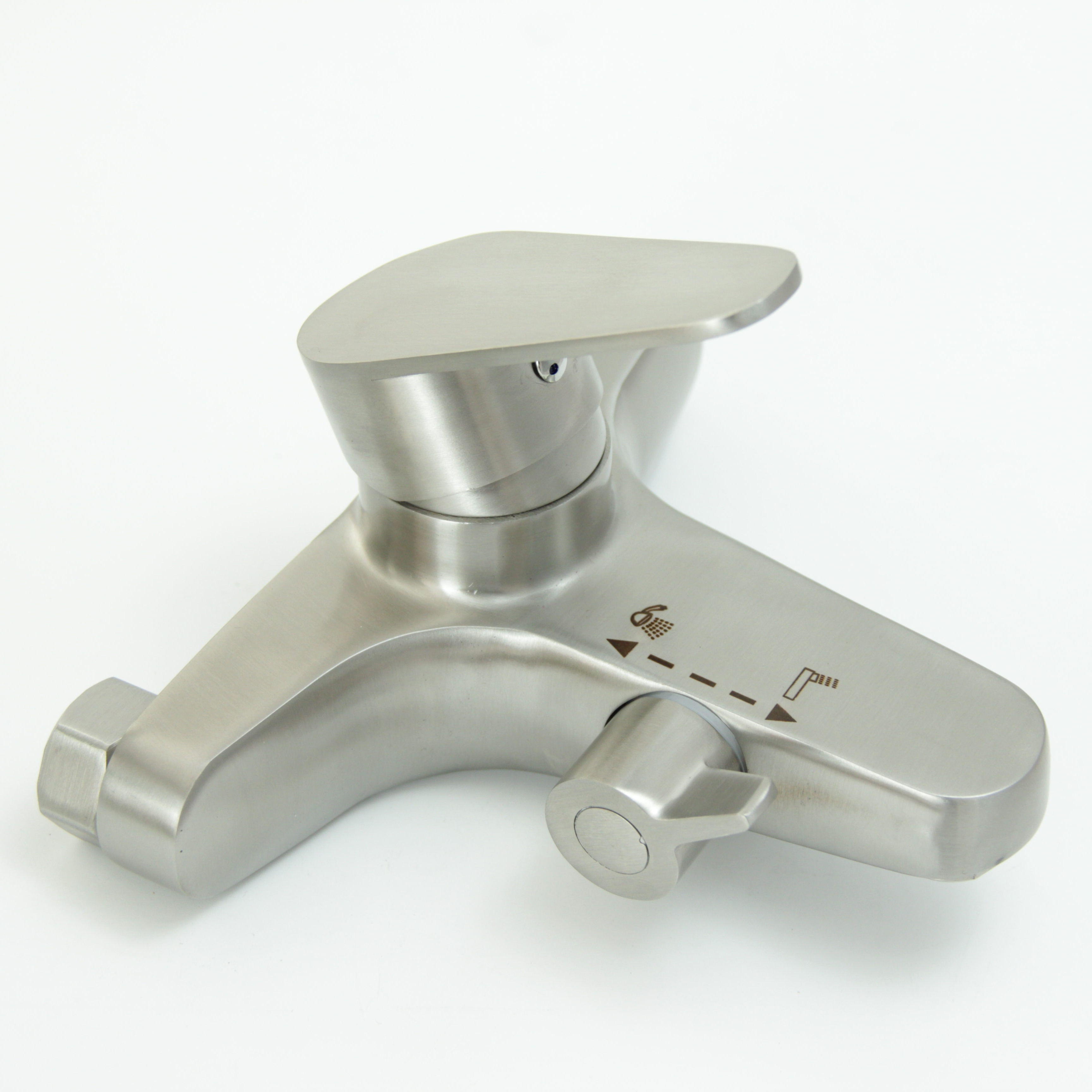 Best Wall mounted polished chrome brass cheap modern design bath tap mixer shower Supplier, Products