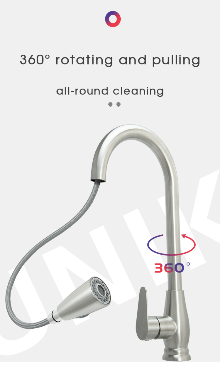 UNIK Stainless Steel Single Cold Faucet Detail 5