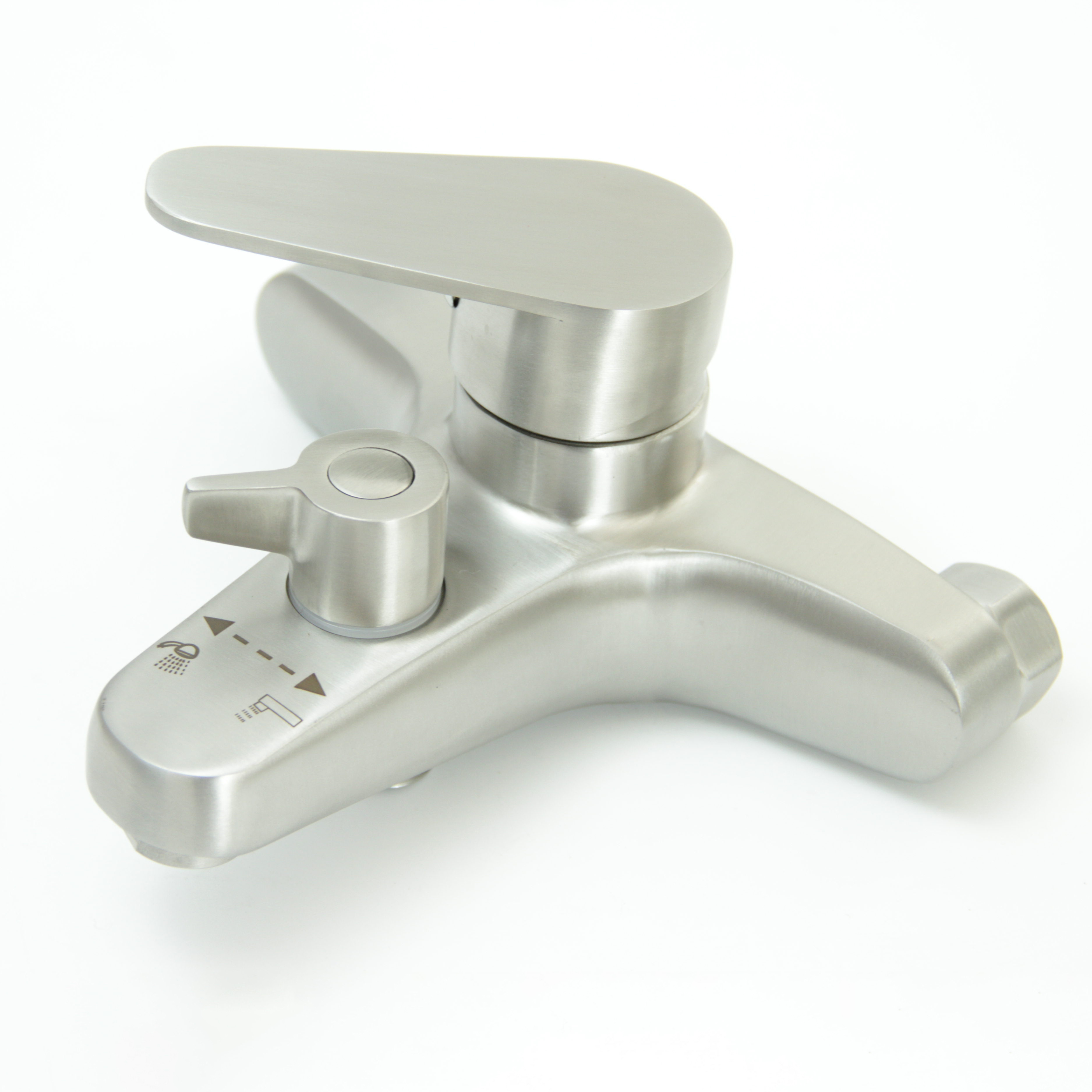 ODM Deck mounted polished chrome brass mixer tap bathroom faucet shower Quotes, Products