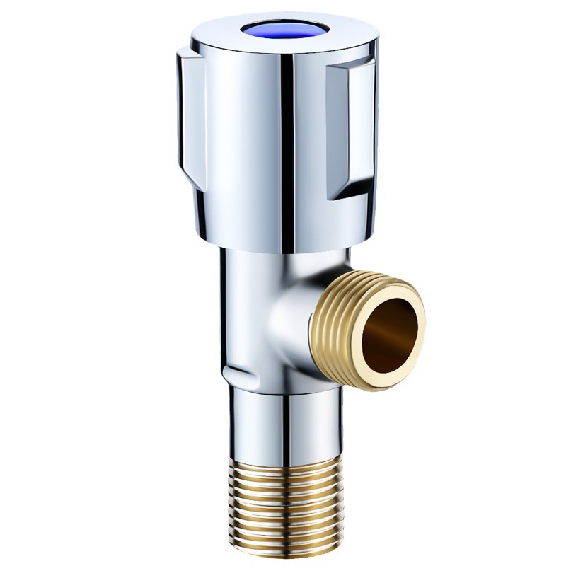 High-Quality High quality brass Angle valve with hot and cold sign Manufacturer, Company