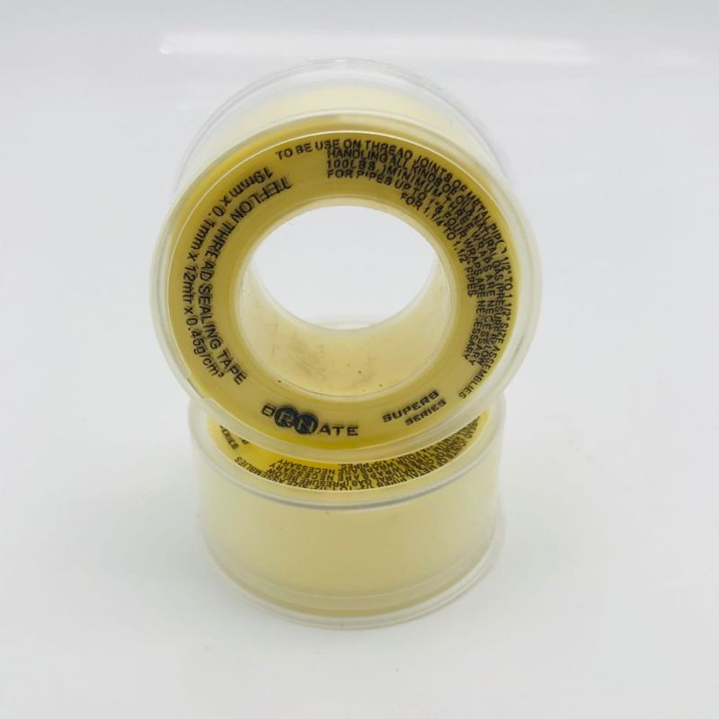 Best Durable Yellow PTFE Seal Tape in Clear Case for Gas Water Systems and Reliable Sealing Quotes, Exporters