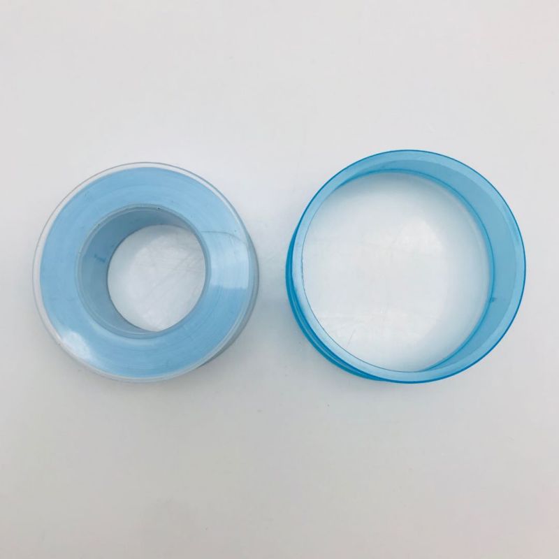 Blue wheel and white case seal tape