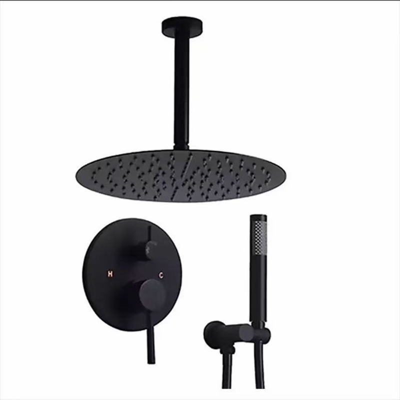 Wholesale Modern Black Shower System – Luxury Matte Black Shower System with Adjustable Spray Options & Handheld Shower Suppliers, Companies