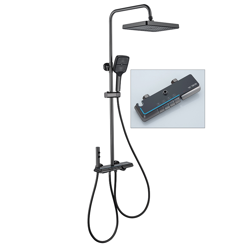 Discount Smart Thermostatic Shower Set with LED Ambient Light and Digital Temperature Display Manufacturer, Quotes