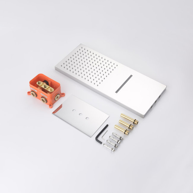 OEM Modern bathroom wall rainfall shower panel faucet set Supplier, Exporter