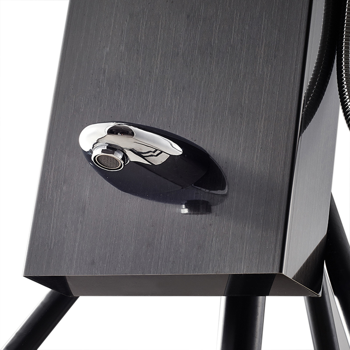 Buy Luxury black stainless steel shower panel 5 features shower faucets Supplier, Exporters