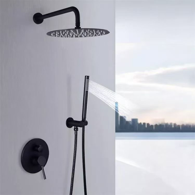 Wholesale Modern Black Shower System – Luxury Matte Black Shower System with Adjustable Spray Options & Handheld Shower Suppliers, Companies