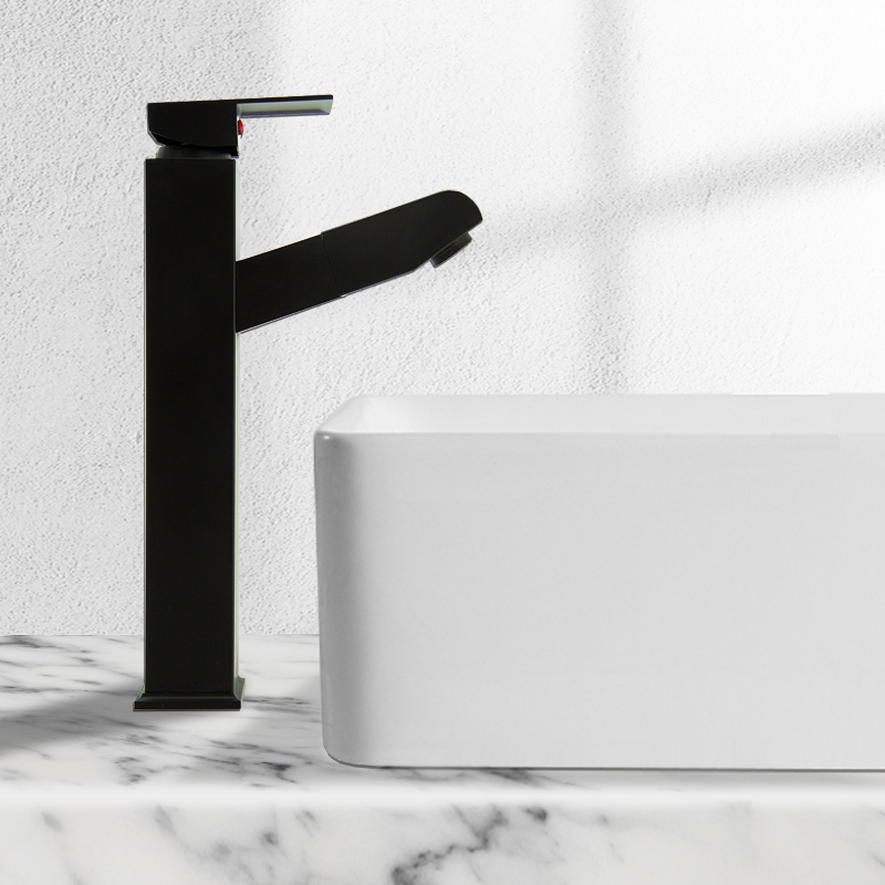 Cheap 5 Stars Hotel Black Stainless Steel Basin Pull Out Faucet Quotes, Products