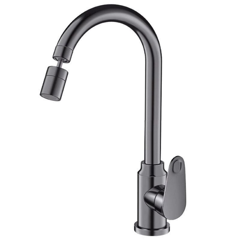 Famous Modern Kitchen Faucet Zinc Alloy Hot and Cold Dual Function Dual-Mode Flow 360° Rotation Lead-Free Eco-Friendly Customizable Pricelist, Company