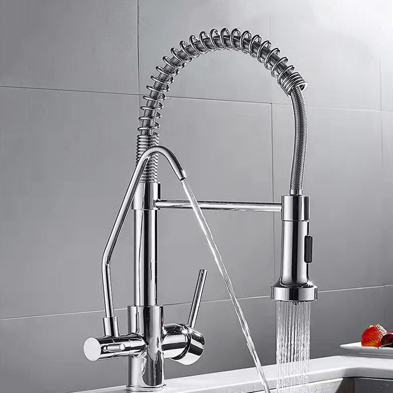 ODM High-Performance 3-Function Stainless Steel Kitchen Faucet by UNIK Manufacturers, Factories