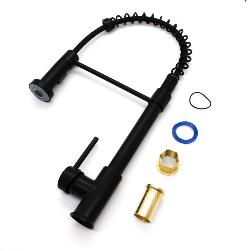 Cheap Spring pull kitchen faucet Stainless steel hot and cold tap Supplier, Pricelist