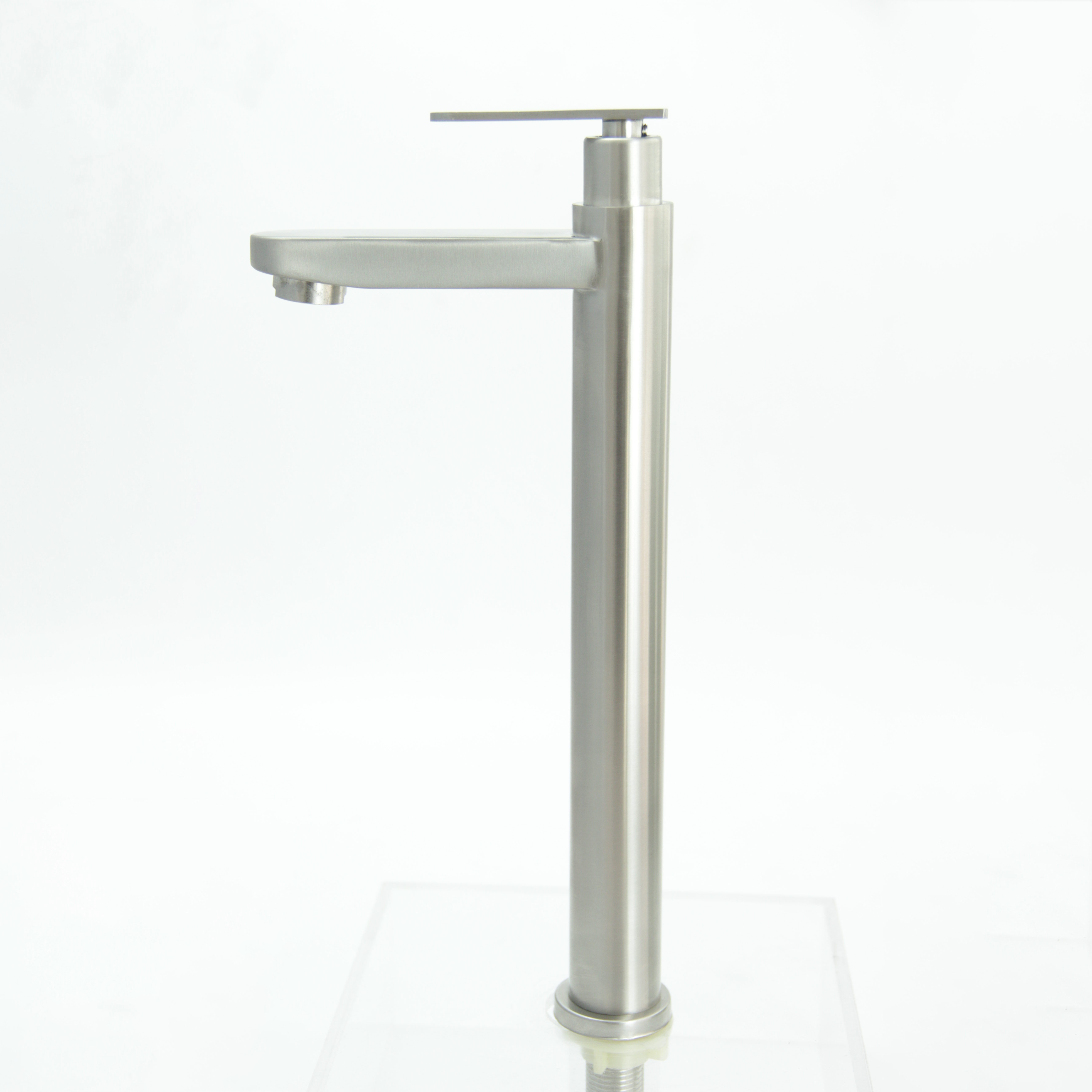 Wholesale Long Neck Stainless steel Bathroom nickel Brushed Basin Faucet Sink Tap Manufacturer, Suppliers