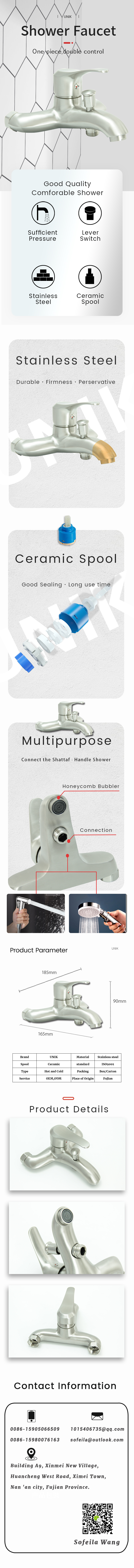 Wall-mounted bathtub faucet